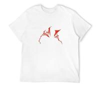 TQQCA BEAR Cool Spawn Comic Book Show Silhouette Fan T Shirt White M