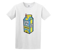TQQCA BEAR New Lyrical Lemonade Casual Round Neck T Shirt White S
