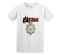 TQQCA BEAR Saxon Strong Arm of The Law Remastered Casual Round Neck T Shirt White 3XL
