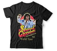 TQQCA BEAR Sexual Chocolate Randy Watson Tshirt Coming to America Eddie Murphy Black XXL