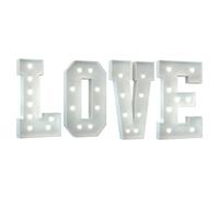 TQQEPOOL Signe Lumières Lettre LED,Grand Signe Lettres D'éclairage Chapiteau Love/Baby,Lettre Décorative Lumière LED for Fête Douche Bébé Mariage d'anniversaire(Love White,3FT)