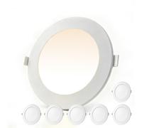 TQQEPOOL Spot Encastrable LED Facile à Poser, Ultra Plat 10mm Plafond