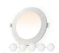 TQQEPOOL Spot Encastrable LED Facile à Poser, Ultra Plat 10mm Plafond