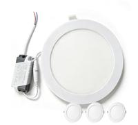 TQQEPOOL Spot LED Encastrable Ultra Plat 10mm avec Boîtier de Connexion