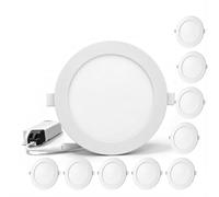 TQQEPOOL Spot LED Rond Cuisine Sans Boîtier, Éclairage Encastré Plafond