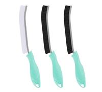 TQRR Brosse de Nettoyage à Poils Durs, Brosse Joint Carrelage, Brosse Salle de Bain pour Les Toilettes, la Maison, la Baignoire, l'évier, la Fenêtre (3, Vert Clair)