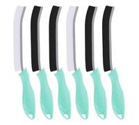 TQRR Brosse de Nettoyage - Brosse de Nettoyage à Poils Durs, Brosse à Coulis, Outils de Nettoyage pour Les Toilettes, la Salle de Bain, la Maison, la Baignoire, l'évier, la Fenêtre (6, Vert Clair)