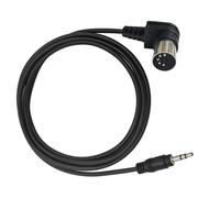 TQUXNGA Adaptateur DIN 5 broches vers câble 3,5 mm mâle 5 broches vers adaptateur audio mâle 3,5 mm pour instrument de musique mixeur professionnel