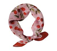 TQUXNGA Bandana en coton respirant à motif floral léger unisexe pour les voyages en plein air et le quotidien Écharpe en coton imprimé tendance, rose, Taille unique