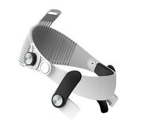 TQUXNGA Bandeau confortable réglable pour lunettes de réalité virtuelle améliore le design ventilé et sangle de tête réglable en silicone souple