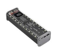 TQUXNGA Boîtier de batterie 21700 avec 4 emplacements pour batterie - Port USB C - Station d'énergie portable pour une charge rapide et une charge rapide