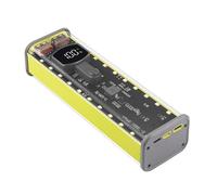 TQUXNGA Boîtier de batterie 21700 avec 4 emplacements pour batterie - Port USB C - Station d'énergie portable pour une charge rapide et une charge rapide