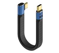 TQUXNGA Câble de type C haute vitesse avec conducteurs en cuivre, B | de données jusqu ' à 40 Gbit / s, jusqu ' à 240 W, corps flexible pour des connexions compactes entre