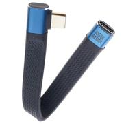TQUXNGA Câble de type C haute vitesse avec conducteurs en cuivre, F | de données jusqu ' à 40 Gbit / s, jusqu ' à 240 W, corps flexible pour des connexions compactes entre