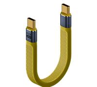 TQUXNGA Câble de type C haute vitesse avec conducteurs en cuivre, G | de données jusqu ' à 40 Gbit / s, jusqu ' à 240 W, corps flexible pour des connexions compactes entre