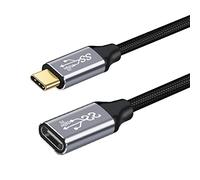 TQUXNGA Câble D'extension USB C PD 100W Type C3.1 Gen 2 Mâle À Femelle Cordon Données pour Téléphone Portable Ordinateur Portable