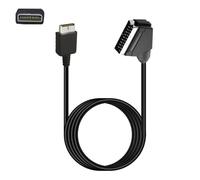 TQUXNGA Câble péritel AV pour consoles PS1 2 3 180 cm Vitesse rapide RVB Transmission du son vidéo TV Connexion péritel Consoles Câble