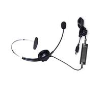 TQUXNGA Casque téléphonique filaire avec microphone, centre d'appel, téléphone antibruit, téléphone fixe léger, centre d'appel USB