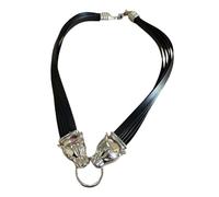 TQUXNGA Collier chaîne unisexe élégant à Motifs de panthères, accessoire combinant esthétique vintage et savoir-faire moderne, collier pendentif léopard vintage