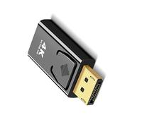 TQUXNGA Convertisseur portable DisplayPort vers HDMI avec fonction Plug and Play pour une utilisation sans effort en voyage Câble de synchronisation vidéo facile à utiliser