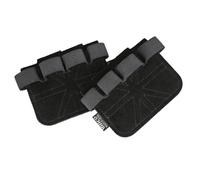 TQUXNGA Gants d'haltérophilie antidérapants sans doigts pour protéger les paumes des mains à quatre doigts Fitness Exercices Haltères Gant d'entraînement Poignée d'haltérophilie Palmes Pad