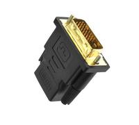 TQUXNGA Interfaces visuelles numériques 24+1 vers HDTV Adaptateur mâle vers femelle Connecteur Full 1920 x 1080 Résolution 1920 x 1080 Convertisseur vidéo Portable DVI Hdtv Connecteur Métal