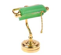 TQUXNGA Lampe de Facteur Verte pour Maisons de poupée à l ' échelle 1/12, lumière LED Miniature, Accessoires d ' Affichage et décoration, Meubles de Collection