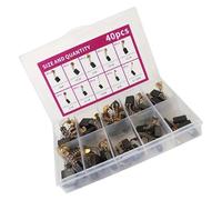 TQUXNGA Lot de 10 brosses de carbone pour réparation de moteur électrique - Construction en alliage pour projets