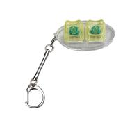 TQUXNGA Lot de 2 boutons de contrôle de jouets - Porte-clés - Commentaires tactiles pour soulager l'anxiété - Jouet de bureau et de voyage - Multicolore