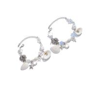 TQUXNGA Lot de 2 coquillages sur le thème de la mer pour un confort optimal et tendance pour les femmes au quotidien et les fêtes, taille unique, Comme décrit