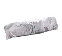 TQUXNGA Lot de 50 feuilles d'aluminium pour retirer les ongles en gel acrylique