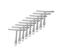 TQUXNGA Lot de 9 outils de mesure de réparation de chevalet de guitare - Accessoires pratiques en acier inoxydable