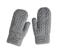 TQUXNGA Moufles d'hiver tricotées pour homme - Coupe-vent - Thermiques - Doublure en polaire - Activité de plein air - Randonnée - Sports de neige