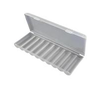 TQUXNGA Organiseur multifonction pour batterie - Texture transparente - Convient pour un accès rapide aux piles - Conteneur de rangement portable pour piles