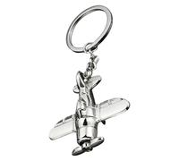 TQUXNGA Porte-clés créatif en alliage de zinc robuste pour les amateurs d'aviation - Accessoire de voyage - Idées cadeaux - Porte-clés en alliage de zinc antirouille, Hélice X282, taille unique