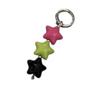 TQUXNGA Porte-clés élégant en acrylique en forme d'étoile style minimaliste pour femme, homme, adolescent, support en alliage tendance, b, taille unique