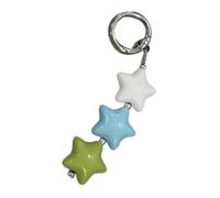 TQUXNGA Porte-clés élégant en acrylique en forme d'étoile style minimaliste pour femme, homme, adolescent, support en alliage tendance, a, taille unique