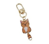 TQUXNGA Porte-clés élégant inspiré du félin en alliage imprimé pour une utilisation pratique ou idée cadeau réfléchie, accessoire porte-clés léger, F, taille unique