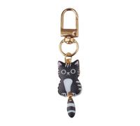 TQUXNGA Porte-clés élégant inspiré du félin en alliage imprimé pour une utilisation pratique ou idée cadeau réfléchie, accessoire porte-clés léger, b, taille unique