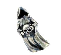 TQUXNGA Specter Pendentif paracordes en métal en forme de crâne Idéal pour les explorateurs culturels