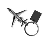 TQUXNGA Support sur le thème de l'aviation, accessoire de sac à dos, décoration de la maison, pendentif élégant à suspendre adapté pour les décorations de sac, anneaux d'avion, Noir , taille unique