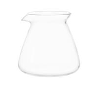 TQUXNGA Tasse à café transparente polyvalente, Clear SHARE POT | Tasse à café transparente avec bords lisses pour un versement esthétique et une expérience sensorielle et un