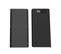 TQUXNGA Tool Less 18650 Boîte de rangement pour batterie avec affichage numérique Capacité 8 cellules ABS pour camping voyage amateurs d'électronique Support de batterie ABS