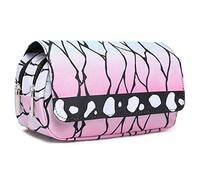 TQVLNMCR Anime Kamado Tanjirou Nezuko Cosplay Trousse à Crayons Porte-Pochette boîte à Crayons Sac de Papeterie Grande capacité avec Fermeture éclair(5.kochou Shinobu)