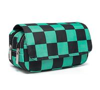 TQVLNMCR Anime Kamado Tanjirou Nezuko Cosplay Trousse à Crayons Porte-Pochette boîte à Crayons Sac de Papeterie Grande capacité avec Fermeture éclair(3.kamado Tanjirou)