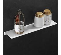 TQVLNMCR Étagères flottantes for Douche, étagère de Salle de Bain en Aluminium Massif et épais, Support de Rangement Mural for Produits cosmétiques et de beauté