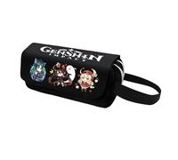 TQVLNMCR Genshin Impact Trousse à Crayons Anime Jeu Périphérique Grande capacité Trousse à Crayons Étudiant Trousse Portable Sac for téléphone Portable Trousse à cosmétiques...(#10)