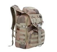 TQVLNMCR Sac à Dos de randonnée Pliable, 35 L, Sac Tactique Militaire résistant à l'eau, Unisexe, for Camping, Alpinisme, Marche, Cyclisme, Escalade(Camouflage Khaki)