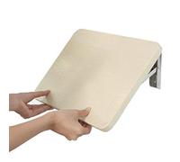 TQVLNMCR Table Murale Flottante à abattant, étagère en Bois Massif for Petits espaces, Bureau d'apprentissage Multifonctionnel et Bureau d'ordinateur for Salle de Bain(60cm)