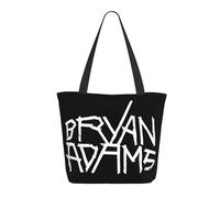 TQWIEOHDS Adams Canadian Rock Singer Bryan Sac Shopping Femme - Tote Bag Réutilisable - Sac Cabas Mode Écologique - Sac De Courses Musique Rock Classique - Fans Et Cadeau Concert